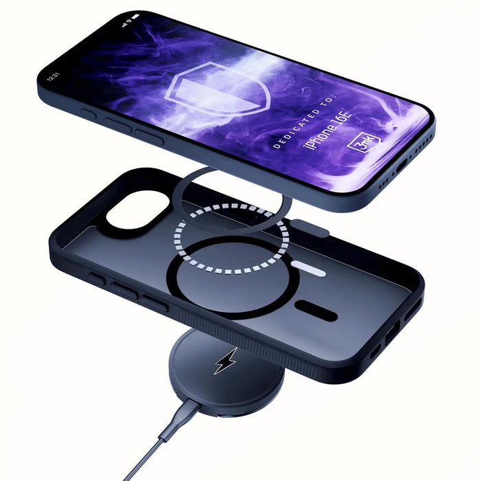 3mk Smoke MagCase for Apple iPhone SE4/16E - Matte Black - *Kategoria tymczasowa<<<HurtelXML