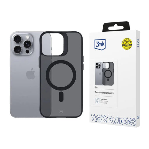 3mk Smoke MagCase with MagSafe for iPhone 16 Pro Max - Semi-Transparent - *Kategoria tymczasowa<<<HurtelXML