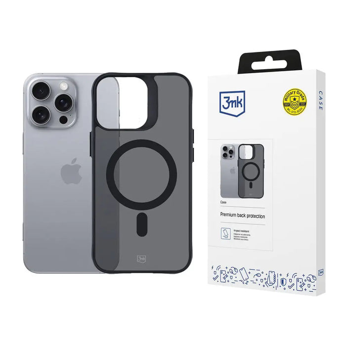 3mk Smoke MagCase with MagSafe for iPhone 16 Pro Max - Semi-Transparent - *Kategoria tymczasowa<<<HurtelXML