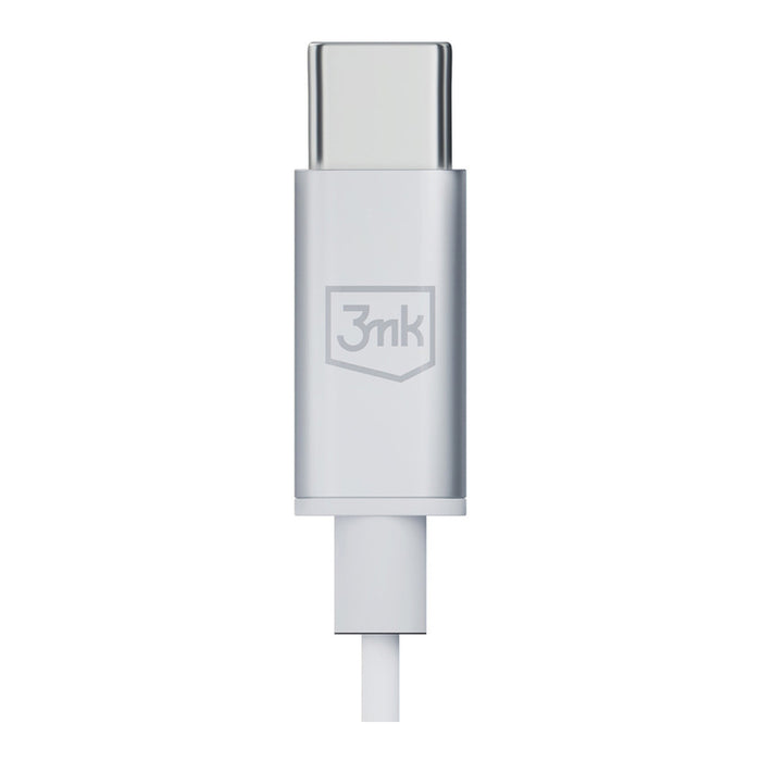 USB-C 3mk Wired Headphones - white