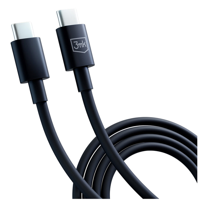 3mk Hyper Cable USB-C / USB-C 100W 1.2m - Black