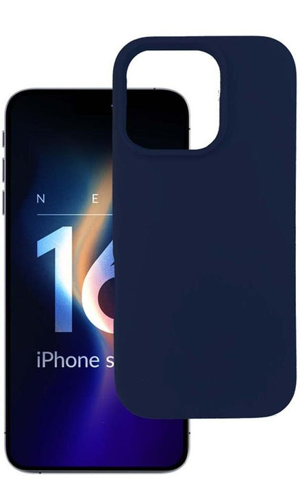 3mk Silicone Case for iPhone 16 Pro Max - Navy Blue