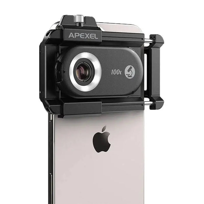 3x CPL lens / microscope for smartphone Apexel APL-MS3IN1 200x / 150x / 100x - Phone lenses<<<GSM