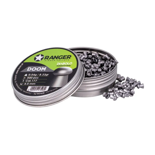 4.5 mm RANGER Diabolo Professional Doom shotgun 500 pcs. 0,54 g - Air gun pelletsSTZ-SDW<<<ShootingSTZ<<<ActionPL