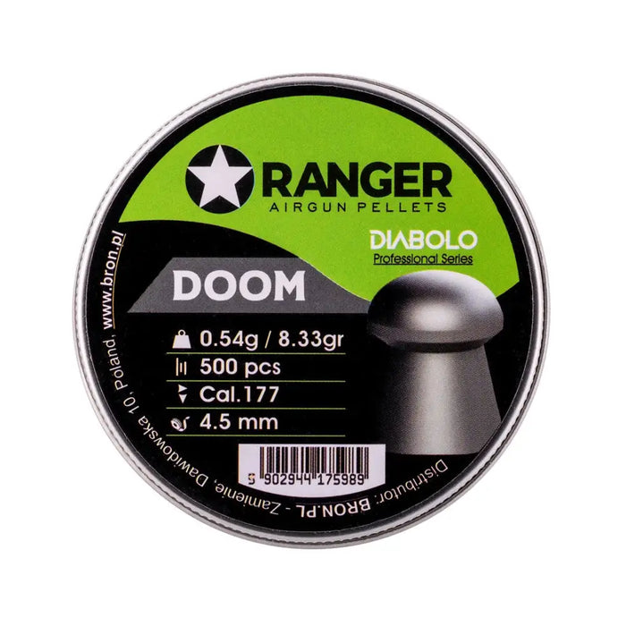 4.5 mm RANGER Diabolo Professional Doom shotgun 500 pcs. 0,54 g - Air gun pelletsSTZ-SDW<<<ShootingSTZ<<<ActionPL