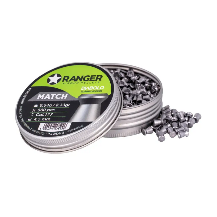 4.5 mm RANGER Diabolo Professional Match flat 500 shot - Air gun pelletsSTZ-SDW<<<ShootingSTZ<<<ActionPL