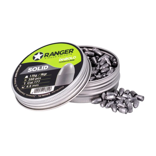 4.5 mm RANGER Diabolo Professional Solid semi-round shot 350 rounds. 1,15 g - Air gun