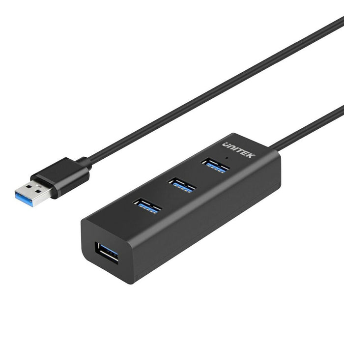 4-Port USB Hub Unitek Y-3089 Black - HUB USB<<<Компютър Мрежи и компоненти<<<Компютри|