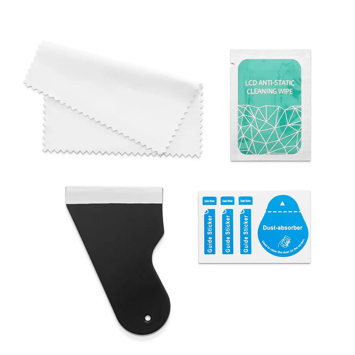 40 pcs Instalation kit for hydrogel screen protector (dust absorber anti-static cleaning wipe scraper) - Cell phone