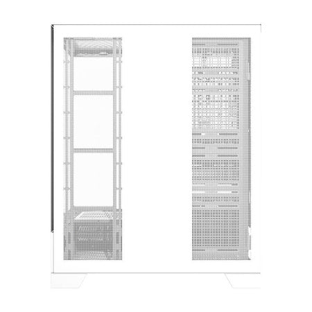 Darkflash DY451L PRO computer case (white) + 1 fan - With fan<<<PC Cases<<<Gaming<<<InnproXML