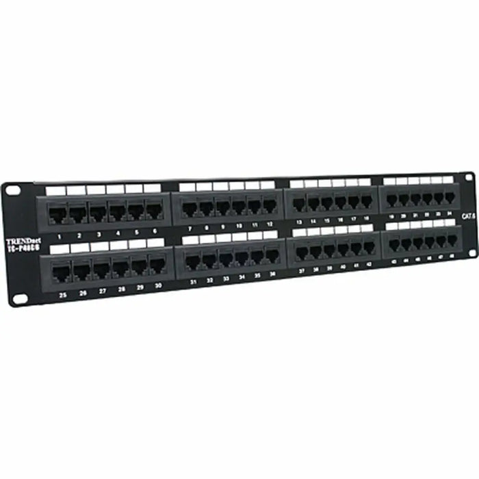 48-port UTP Category 6 Patch Panel Trendnet 21221267 - Компютър Мрежи и компоненти<<<Компютри|