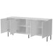 4D ABI chest of drawers 200x45x88 matt white - Chests of drawers made of furniture boardKOY-ZPM<<<ChestsKOY<<<ActionPL