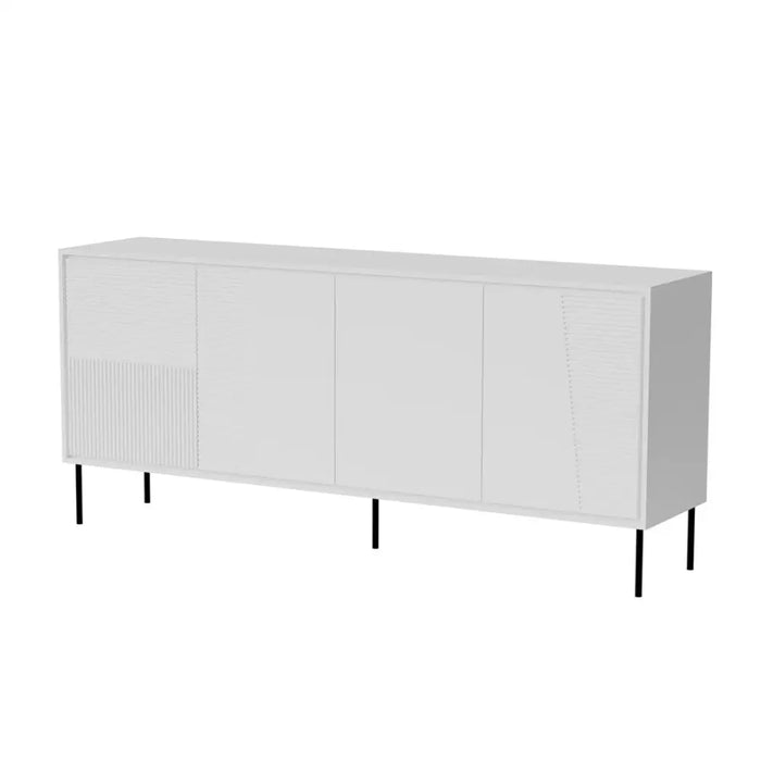 4D ABI chest of drawers 200x45x88 matt white - Chests of drawers made of furniture boardKOY-ZPM<<<ChestsKOY<<<ActionPL