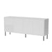 4D ABI chest of drawers 200x45x88 matt white - Chests of drawers made of furniture boardKOY-ZPM<<<ChestsKOY<<<ActionPL