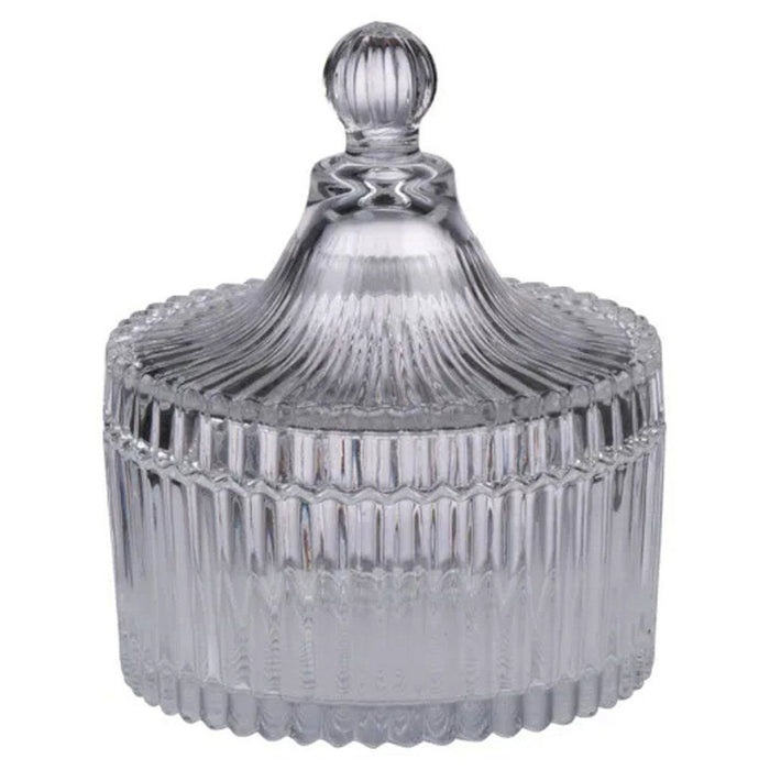GLASS SUGAR BOWL DIMENSION 11 CM 4LIVING