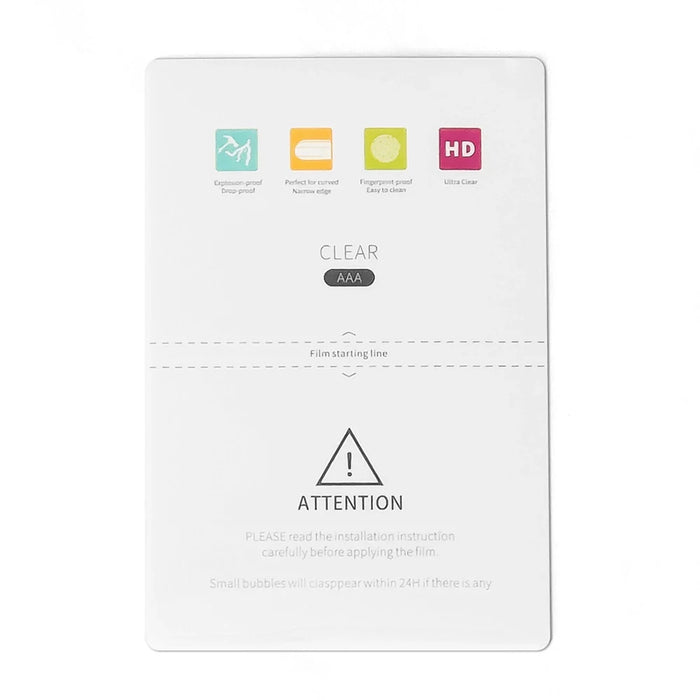 50 pcs Ultra-Clear Auto repair Hydrogel Screen Protector (18cm x 12cm) - Cell phone protection film<<<HurtelXML