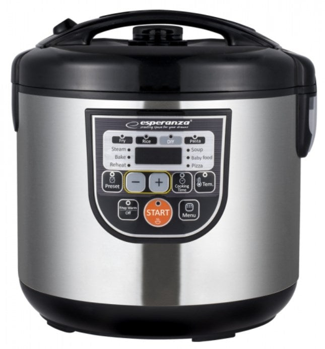 Esperanza EKG011 multi cooker 5 L 860 W Black Stainless steel - Food processorsAGD-ROK<<<Home Appliance