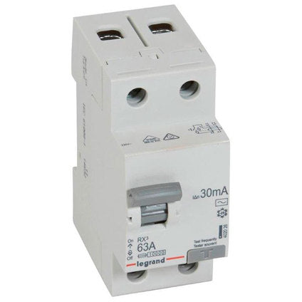 63A 30 MA EARTHQUAKE PROTECTION TWO-POLE LEGRAND RX-3 2P - Електроапаратура и