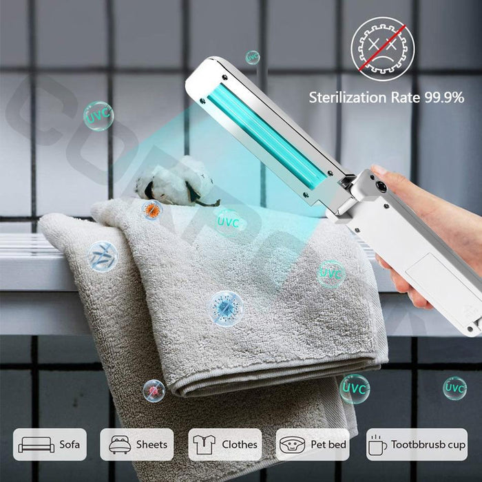 Portable folding ultraviolet germicidal UV lamp Corpofix HV8 for disinfection against bacteria and viruses - UV Lamps