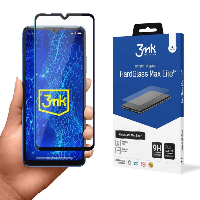 9H 3mk HardGlass Max Lite™ glass on Xiaomi Redmi 10C - *Kategoria tymczasowa<<<HurtelXML