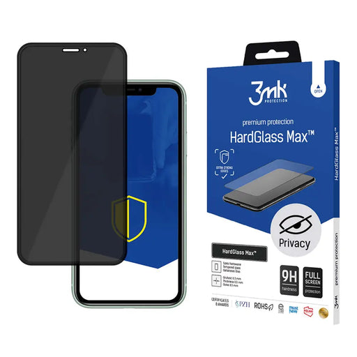 9H 3mk HardGlass Max Privacy™ privacy glass for iPhone 11 - *Kategoria tymczasowa<<<HurtelXML