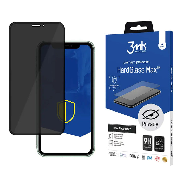 9H 3mk HardGlass Max Privacy™ privacy glass for iPhone 11 Pro Max - *Kategoria tymczasowa<<<HurtelXML