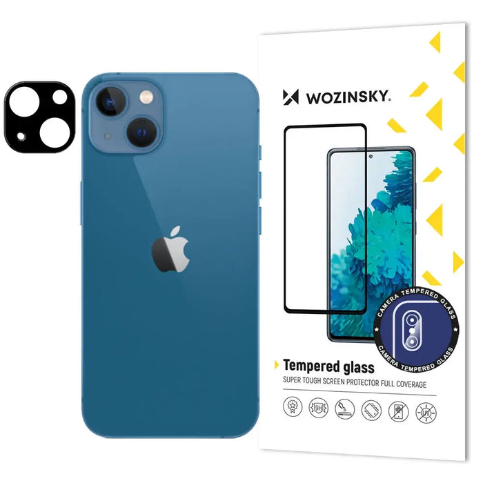 9H tempered glass for iPhone 15 Wozinsky Full Camera Glass - black - Cell phone tempered glass<<<HurtelXML