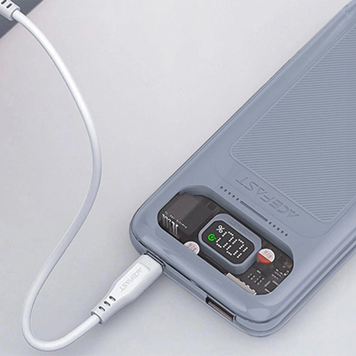 Acefast powerbank 10000mAh Sparkling Series fast charging 30W gray (M1)