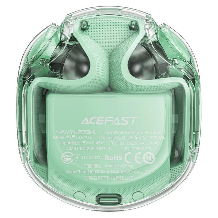 Acefast T8 TWS Bluetooth Wireless Headphones - Mint