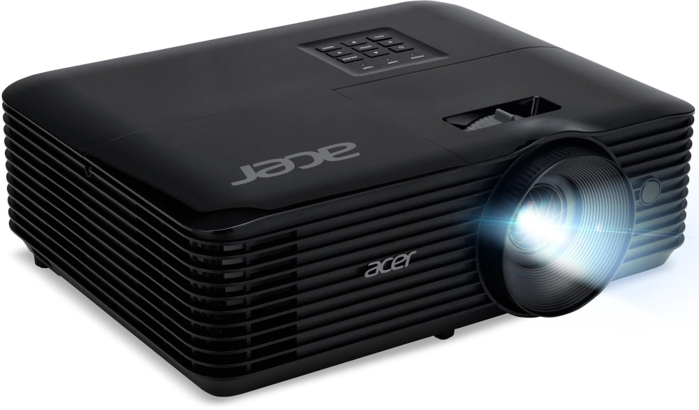 Acer Projector X129H, DLP, XGA (1024x768), 4800 ANSI Lumens, 20000:1, 3D, HDMI, VGA, RCA, Audio in, DC Out (5V/2A, USB-A), Speaker 3W, Bluelight Shield, LumiSense, 2.8kg, Black