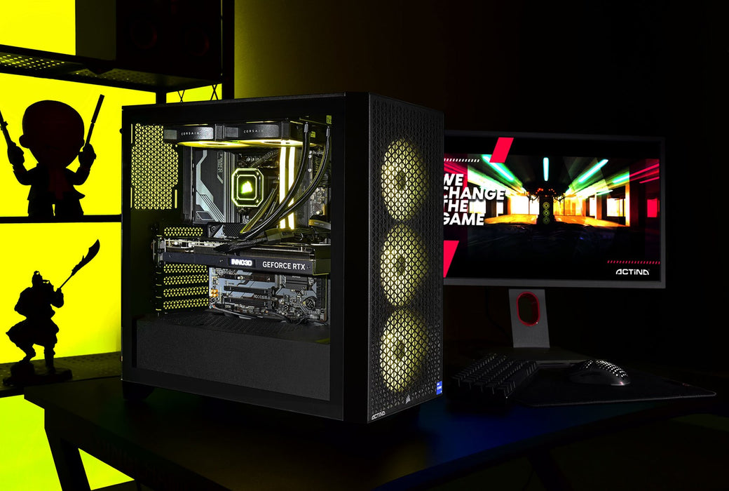 Actina 5901443339984 PC AMD Ryzen™ 9 7900X3D 32 GB DDR5-SDRAM 2 TB SSD AMD Radeon RX 7900 XTX Midi Tower Black