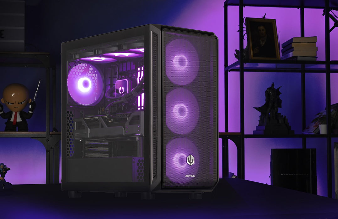 Actina 5901443414520 PC AMD Ryzen™ 9 7900 32 GB DDR5-SDRAM 2 TB SSD NVIDIA GeForce RTX 5070 Midi Tower Black