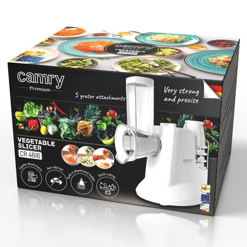 Vegetable slicer CAMRY CR 4816 White