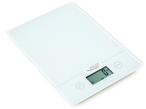 Adler AD 3138 w kitchen scale Electronic kitchen scale White Countertop Square