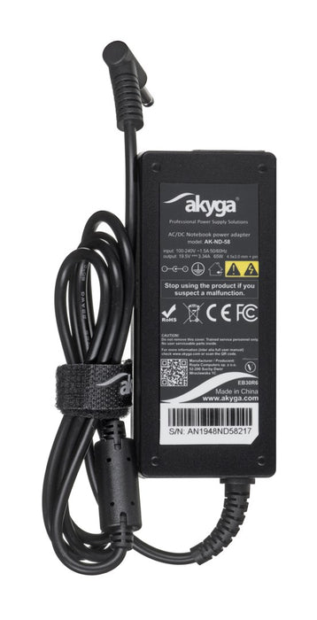 Akyga AK-ND-58 mobile device charger Indoor Black