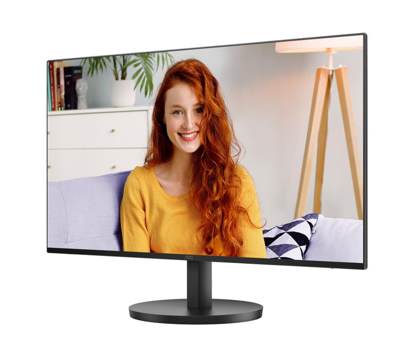 AOC 27B3HA2, 27" IPS WLED, 1920x1080@100Hz, 4ms GtG, 1ms MPRT, 250cd m/2, 1300:1, 20M:1 DCR, Adaptive Sync, FlickerFree, Low Blue Mode, 2Wx2, Tilt, D-SUB, HDMI