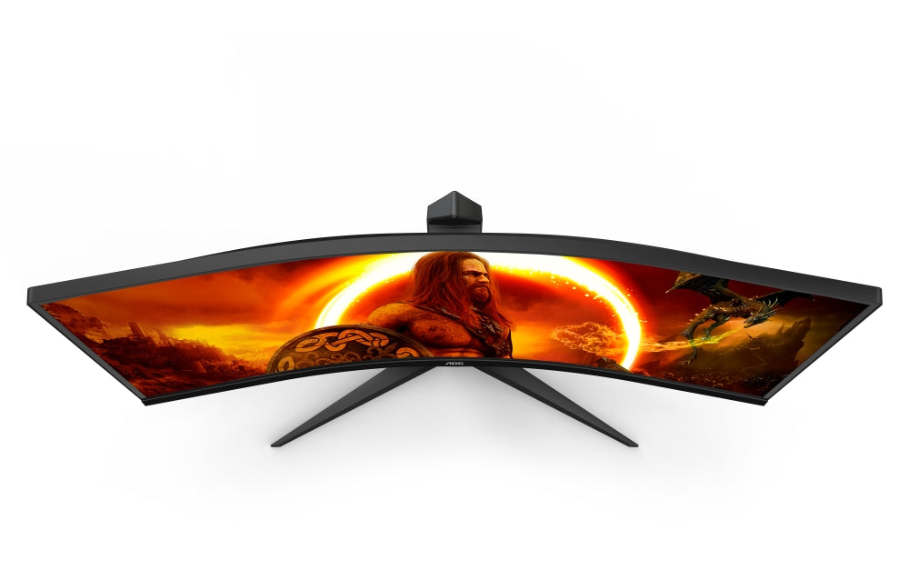 AOC CU34G2XE/BK, 34" Curved 1500R VA WLED, 3440x1440@144Hz, 4ms GtG, 1ms MPRT, 300 cd/m2, 3000:1, DCR 80M:1, Adaptive Sync, FlickerFree, Low Blue Light, Tilt, HDMI, 2xDP
