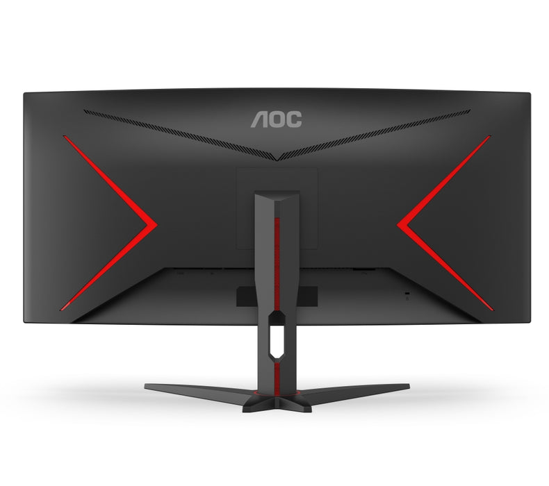AOC CU34G2XE/BK, 34" Curved 1500R VA WLED, 3440x1440@144Hz, 4ms GtG, 1ms MPRT, 300 cd/m2, 3000:1, DCR 80M:1, Adaptive Sync, FlickerFree, Low Blue Light, Tilt, HDMI, 2xDP