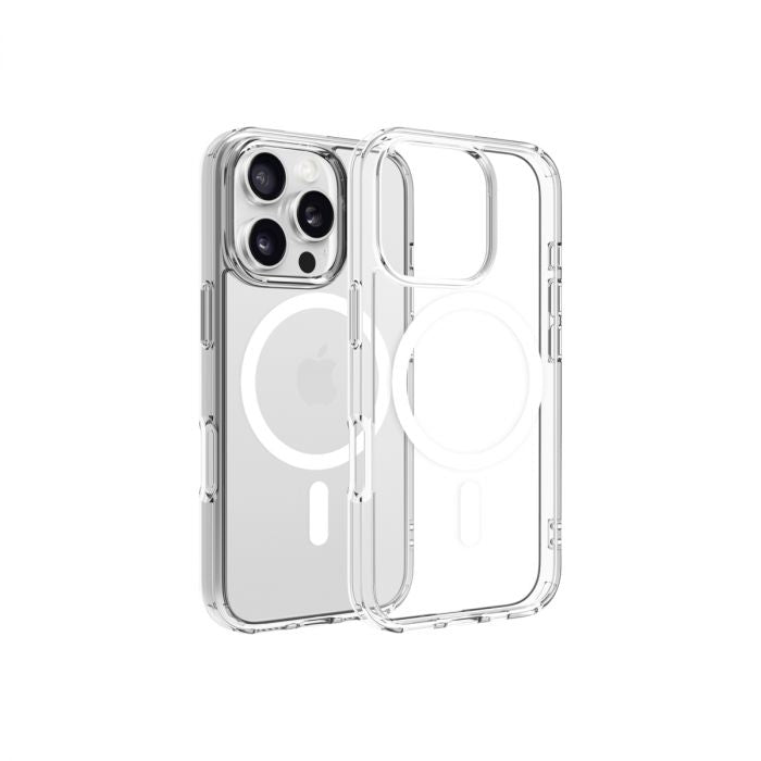 Dviced Magsafe iPhone 16 Pro clear case - White