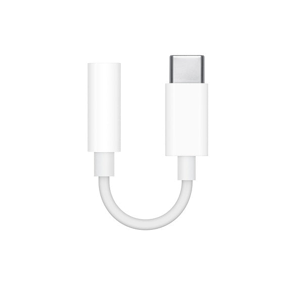 Apple MU7E2ZM/A USB-C audio adapter - 3.5 mm mini jack - white