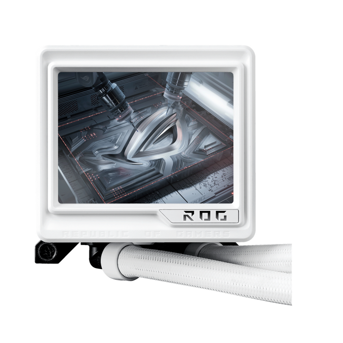 CPU Cooler ASUS ROG RYUJIN III 360 ARGB EXTREME White Edition 3.5" LCD Display