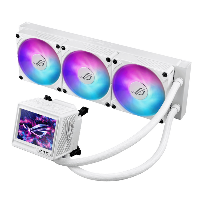 CPU Cooler ASUS ROG RYUJIN III 360 ARGB EXTREME White Edition 3.5" LCD Display