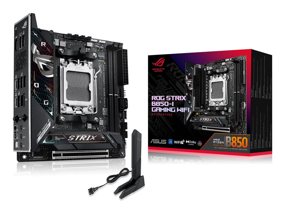 Motherboard ASUS ROG STRIX B850-I GAMING WIFI 7 Mini-ITX, socket AM5