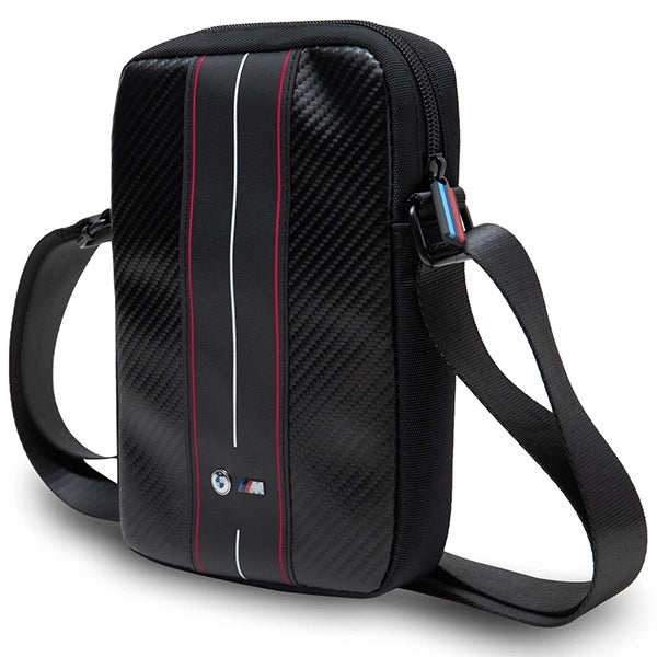 BMW Carbon &amp; Red Stripe bag for a 10" tablet - black