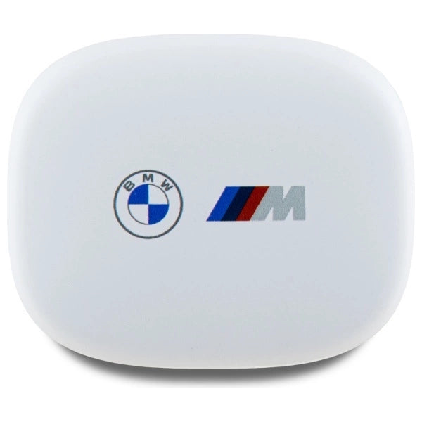 BMW Bluetooth headphones BMBEMIATP20LOH TWS + docking station white/white Printed Logos