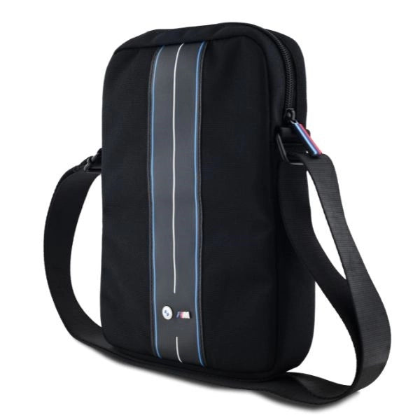 BMW Nylon Blue Stripe 10" Tablet Bag - Black