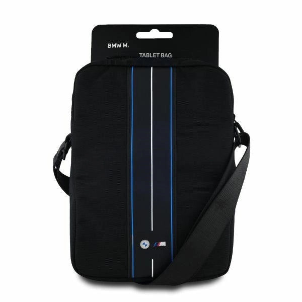 BMW Nylon Blue Stripe 10" Tablet Bag - Black