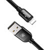 Baseus 3in1 Cable USB-C / Lightning / Micro 3,5A 0,3m (Black)