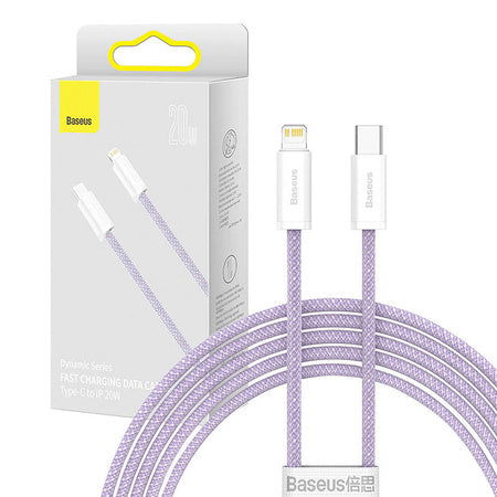 USB-C cable for Lightning Baseus Dynamic Series, 20W, 2m (purple)