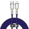 Baseus Cafule Series USB-C cable for Lightning, 20W, 2m (purple)